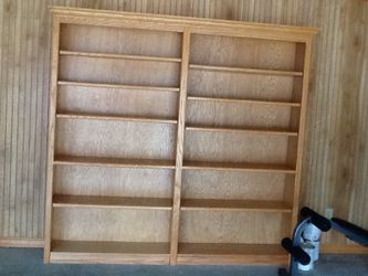 Tall Wood bookcase