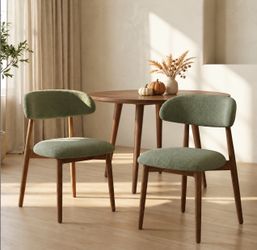 Set of 2 New Green Dining Chairs