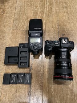 Canon RP , with 17-40mm L lens & speedlite 580exii  , CHEAP STEAL
