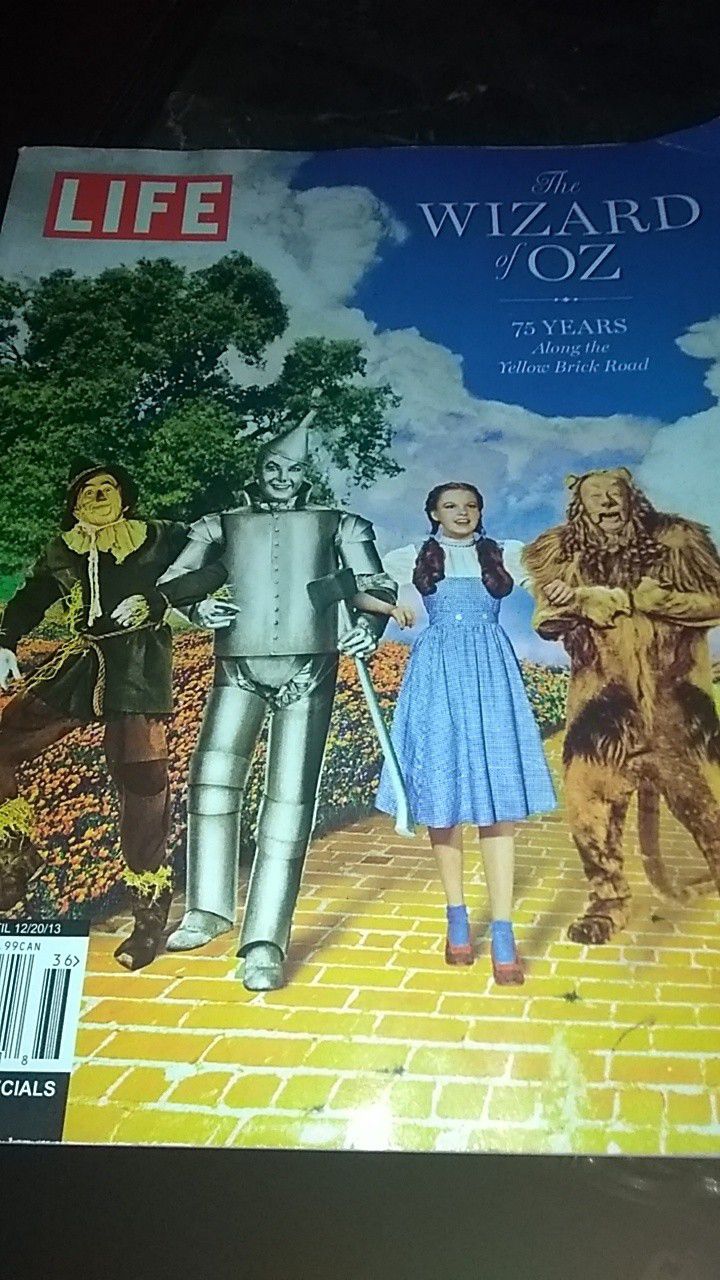 Wizard Of Oz "LIFE"book.