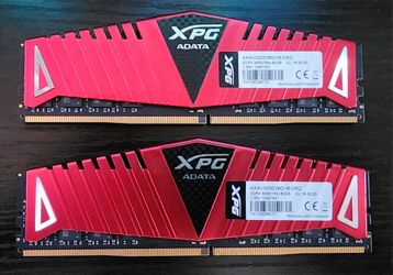 XPG Z1 DDR4 3000MHz (PC4 24000) 16GB (2x8GB) Memory Modules Red (AX4U300038G16-DRZ)
