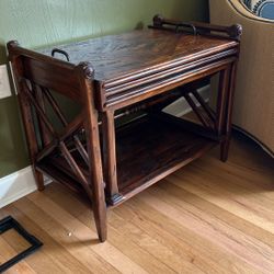 Nested Side Table, 2 Tables And 1 Tray