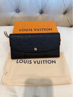 Louis Vuitton Empreinte Emilie Wallet Black Dune