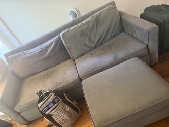 West Elm Henry Sofa and Ottoman