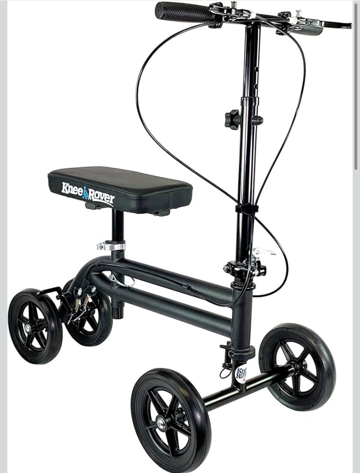 Knee Scooter Steerable Knee Walker for Adults for Foot Surgery With Boot And Crutches