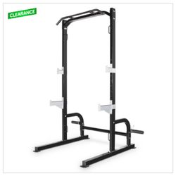 Marcy Club Strength Half Cage Comes With Barbell And Weight Plates