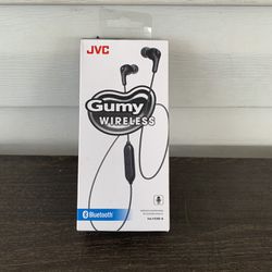 JVC Gumy Wireless Bluetooth Earbuds Black HA-FX9BT-B