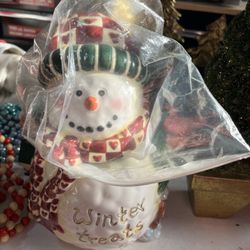 Snowman Cookie Jar
