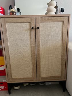 Rattan cabinet/shelf