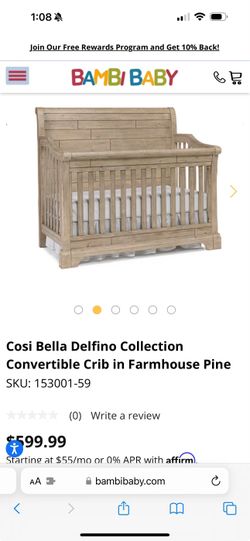 Cosi bella delfino crib clearance