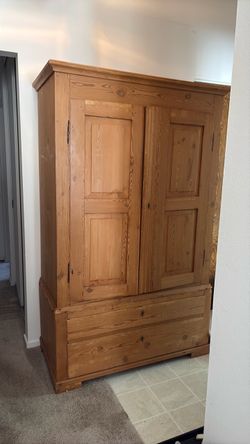Antique Pine Armoire