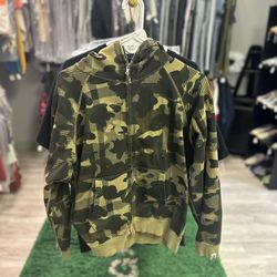 Bape Full Zip Green Camo 