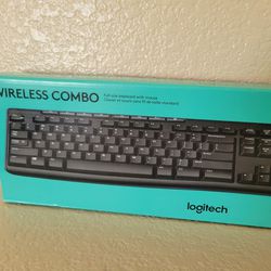 New LOGITECH WIRELESS KEYBOARD WITH MOUSE