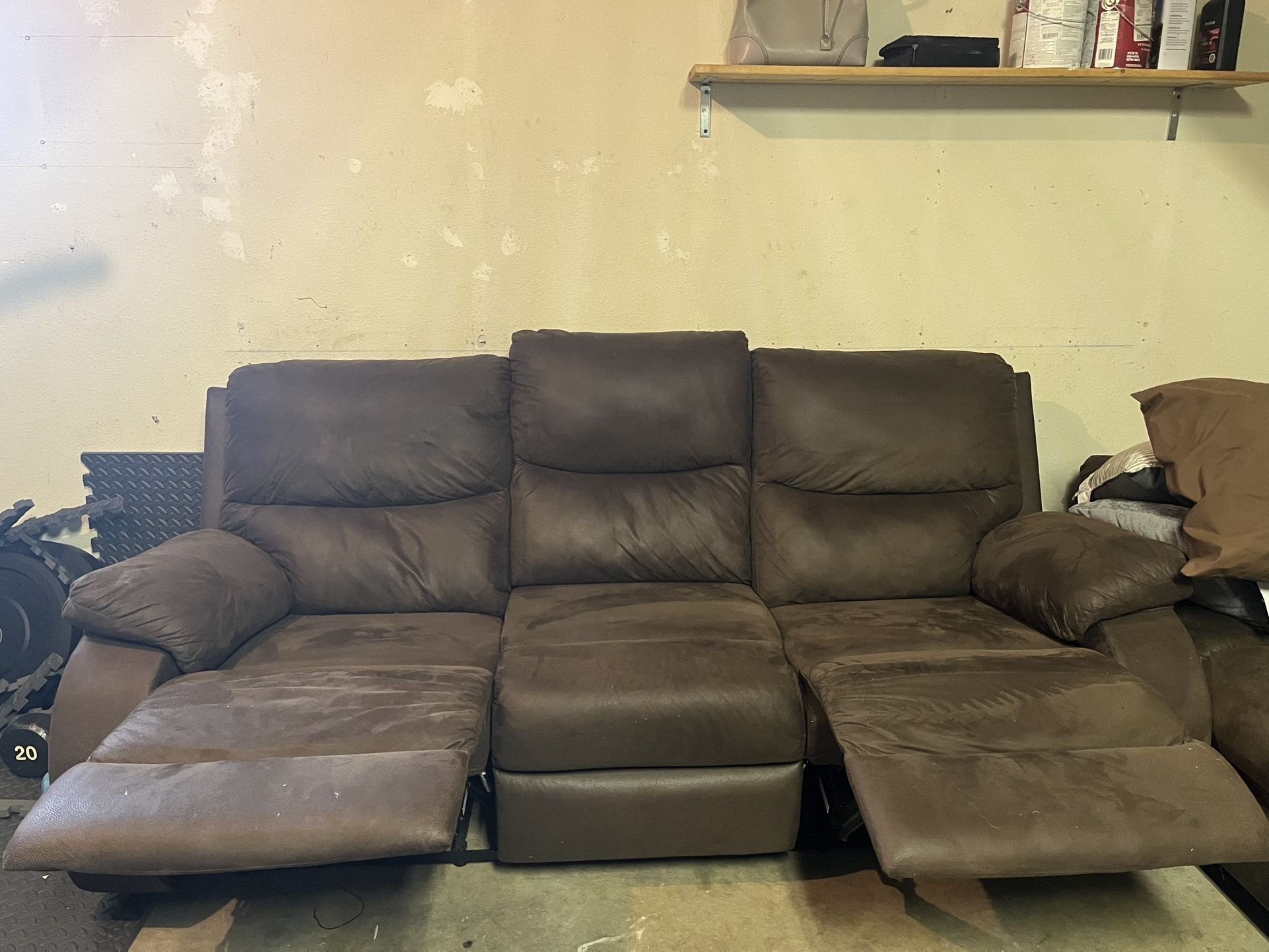 Ashley Furniture Reclining Couch and Loveseat