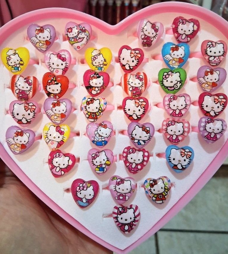 New Hello Kitty Variety Kids Rings - 2 For $1.25