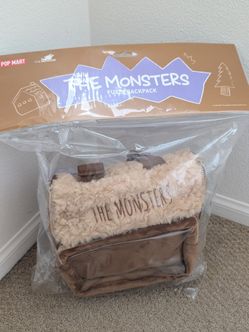 PopMart The Monsters Fuzzy Backpack