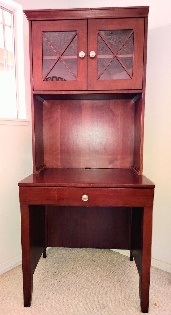 Drexel Heritage Desk & Hutch Harvest Cherry