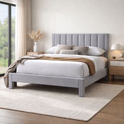 Queen Bed with Mattress 🚛