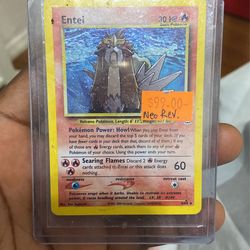 Pokémon Entei Card