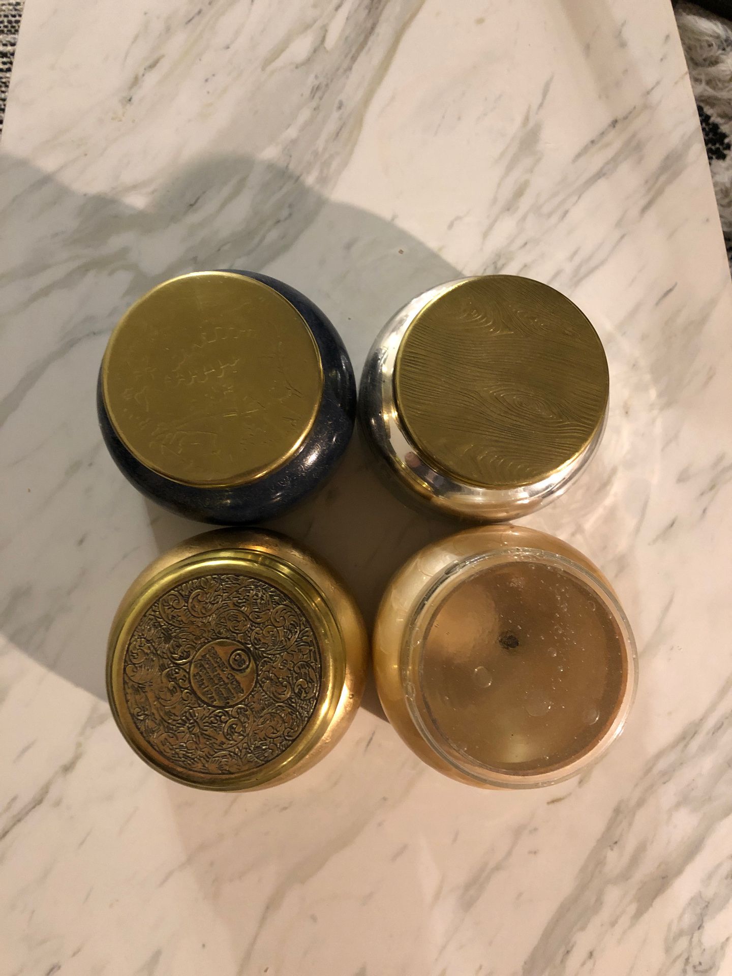 Empty Anthropologie Candle Jars