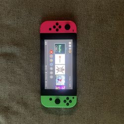 Nintendo Switch With Pre Loaded Games And Dock With All Cords 