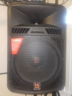  Pair Of Bluetooth Powered 18" Speakers Mission 