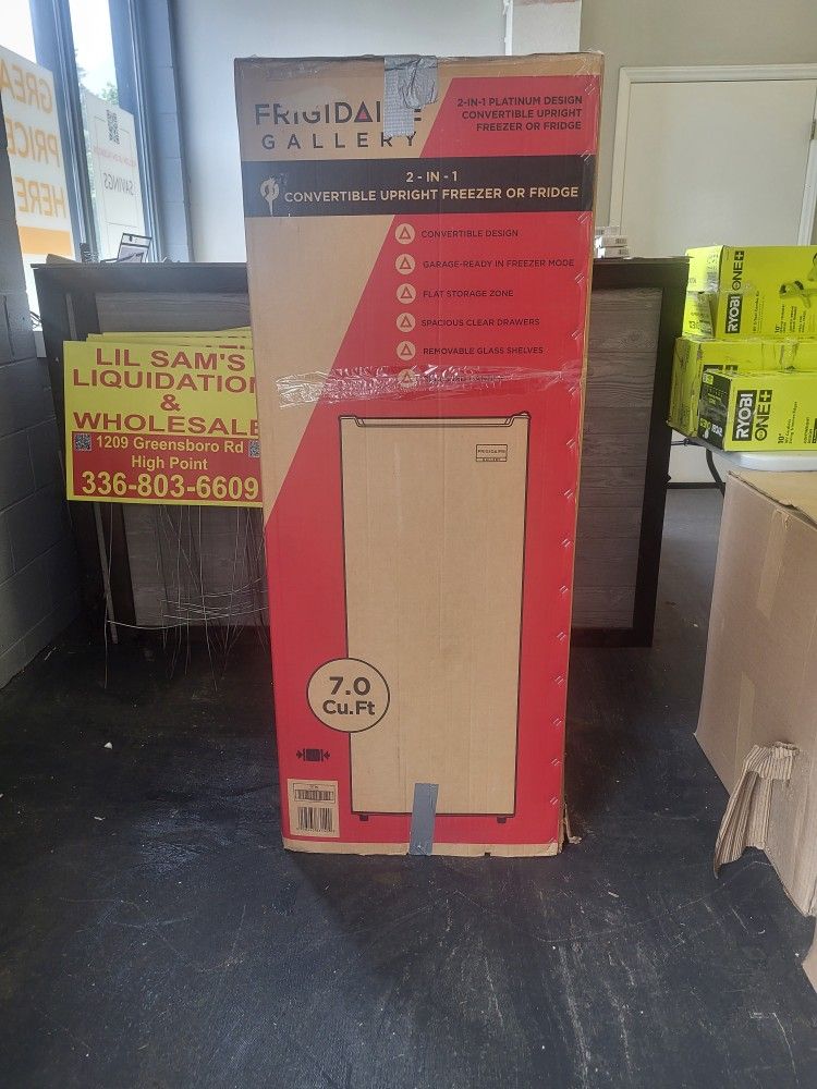 Freezer
Frigidaire 7.0 Cu. Ft. Upright Freezer
(Making Way For New Inventory Sale)