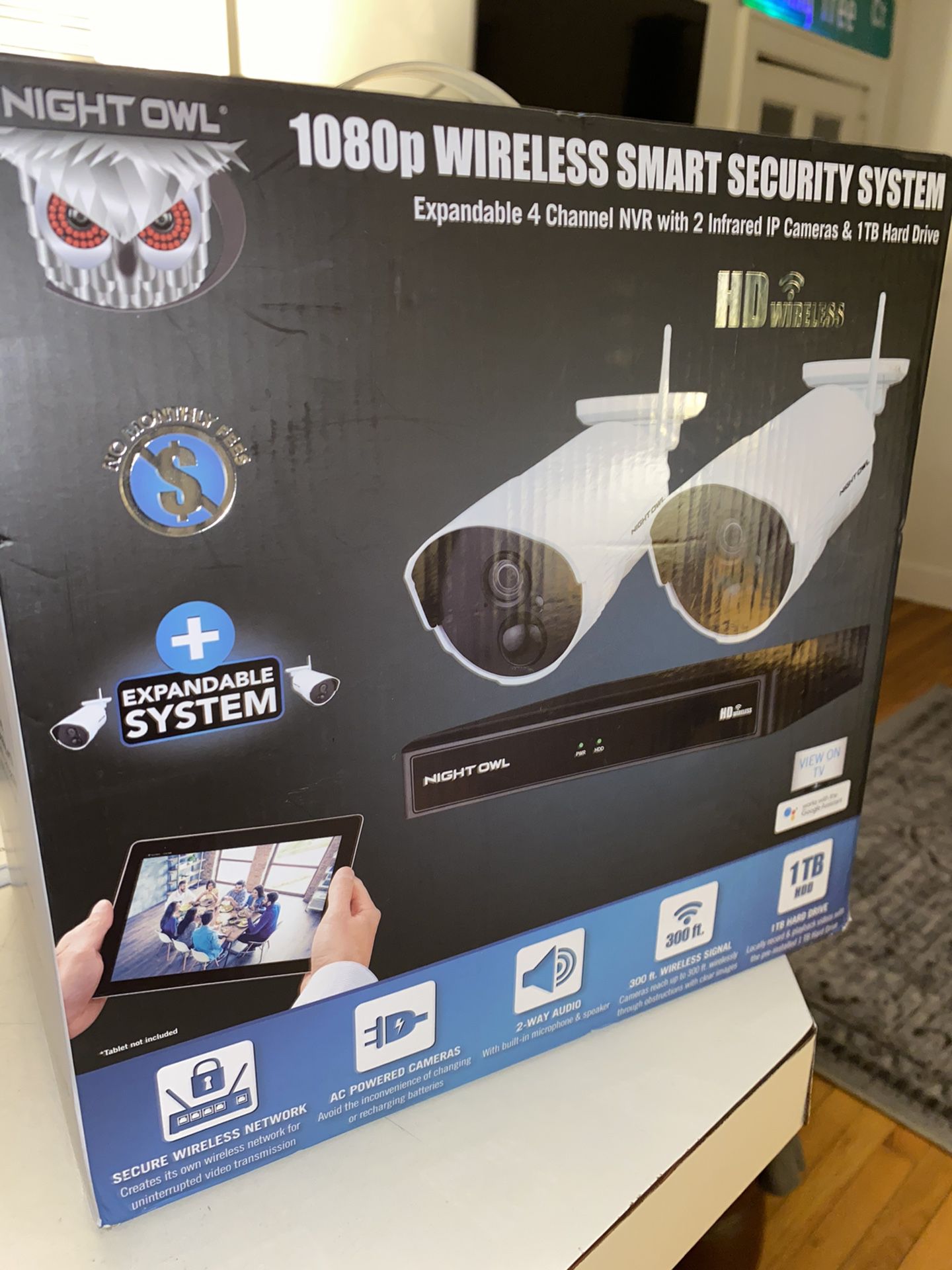 NIGHT OWL - 1080p WIRELESS SMART SECURITY SYSTEM