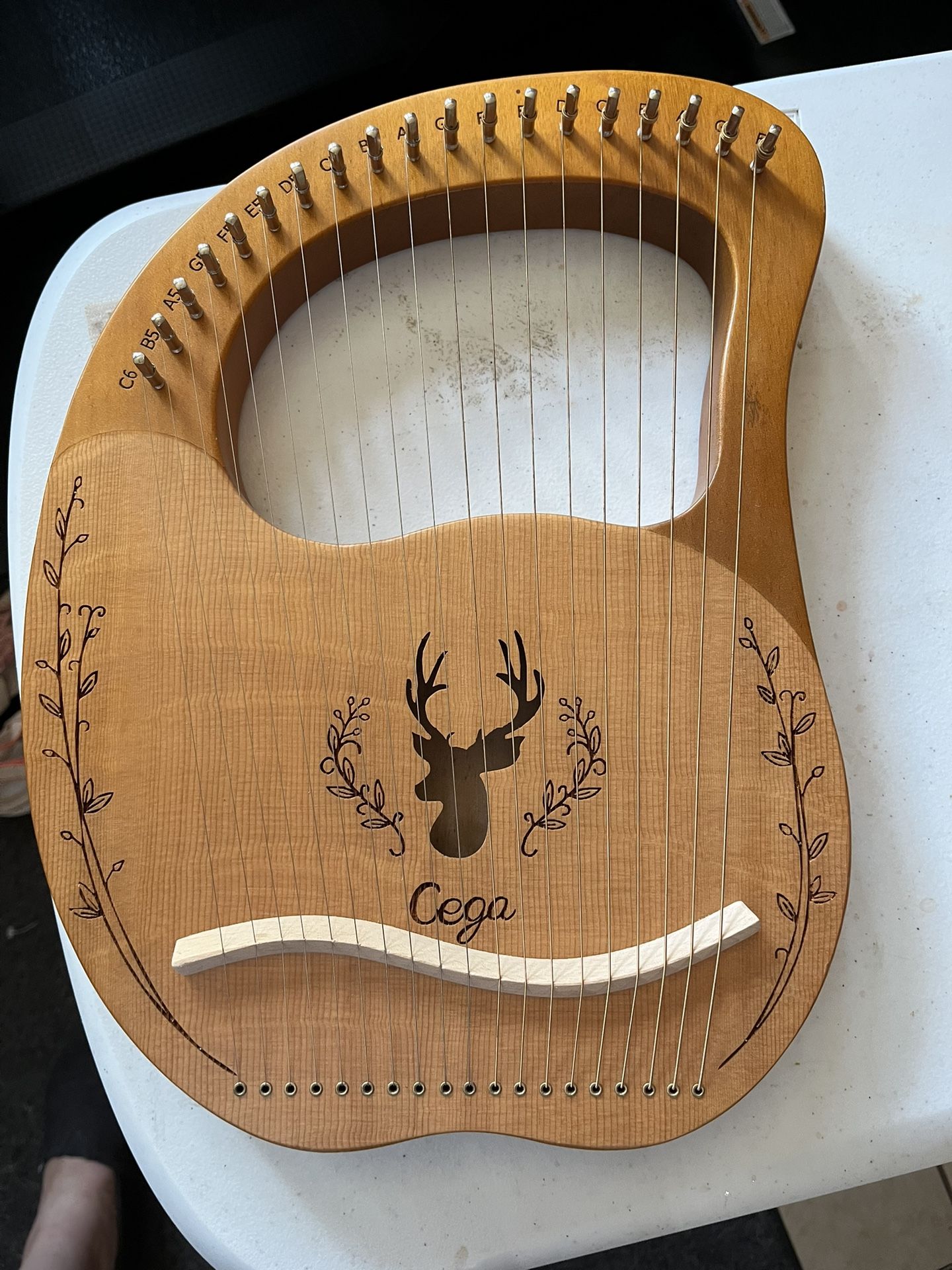 Cega 19 String Harp