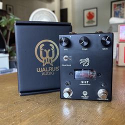 Walrus Audio Silt Harmonic Fuzz Tube Overdrive Guitar Effects Pedal
