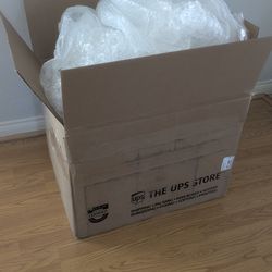 Free large box with packaging material