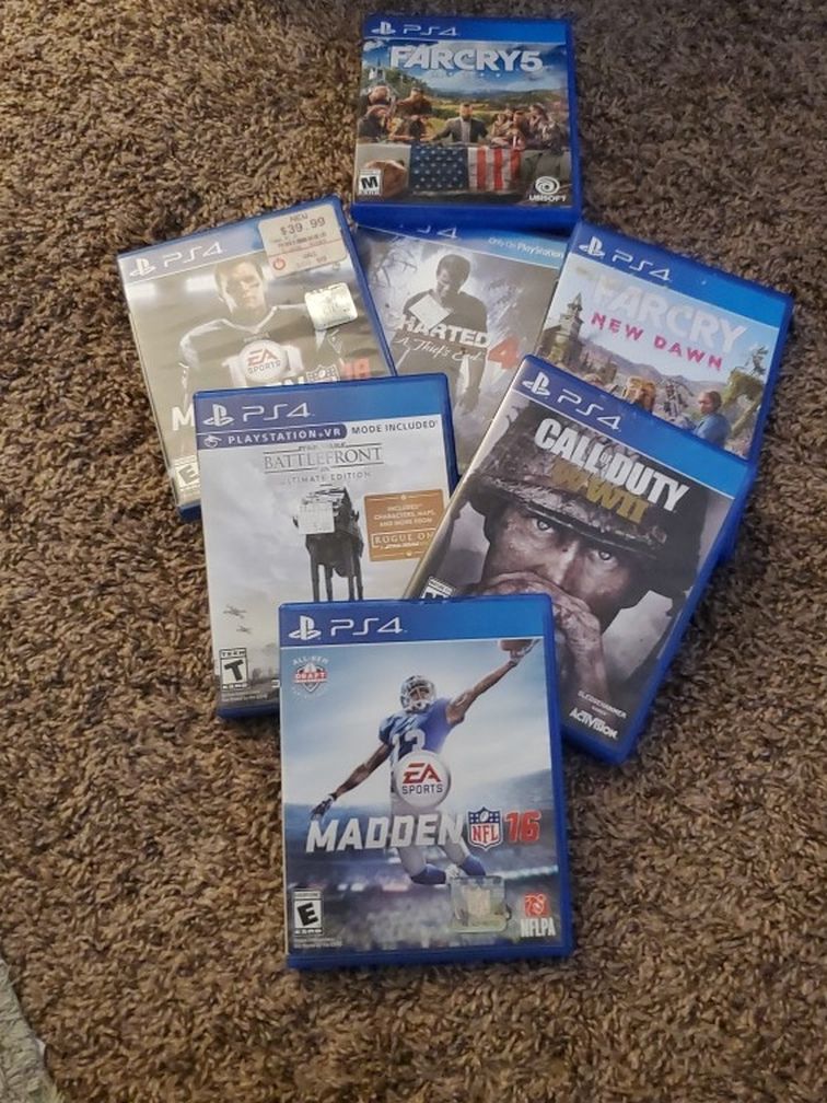 Playstation Games.