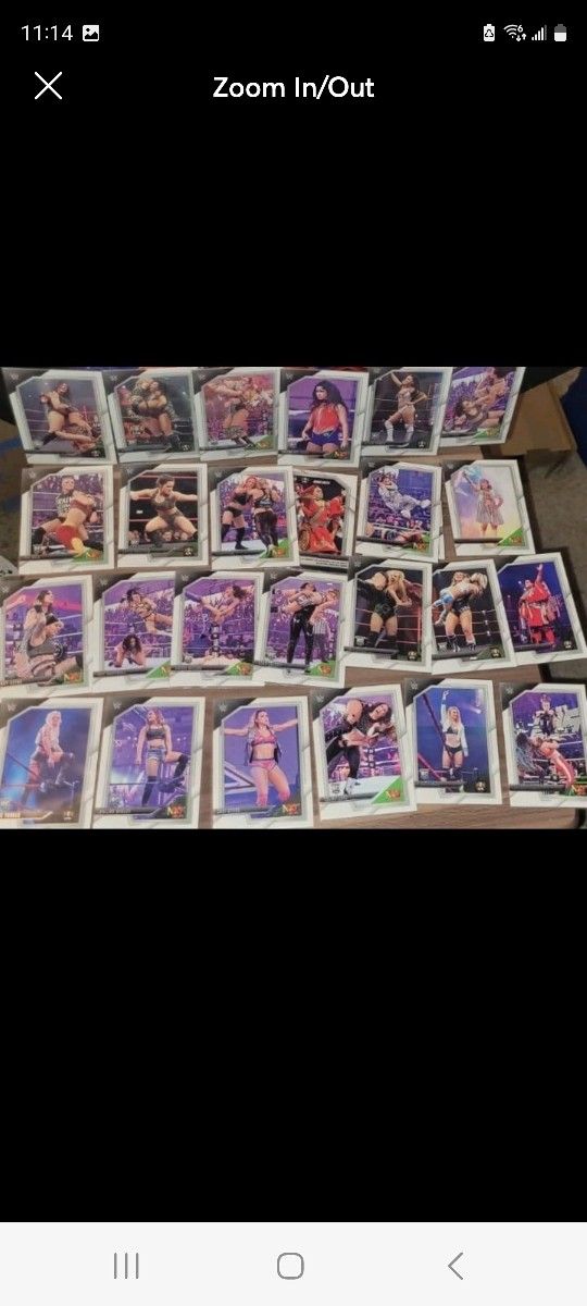 WWE 2022 Panini NXT WWE Card Lot Of 25 Diva Cards