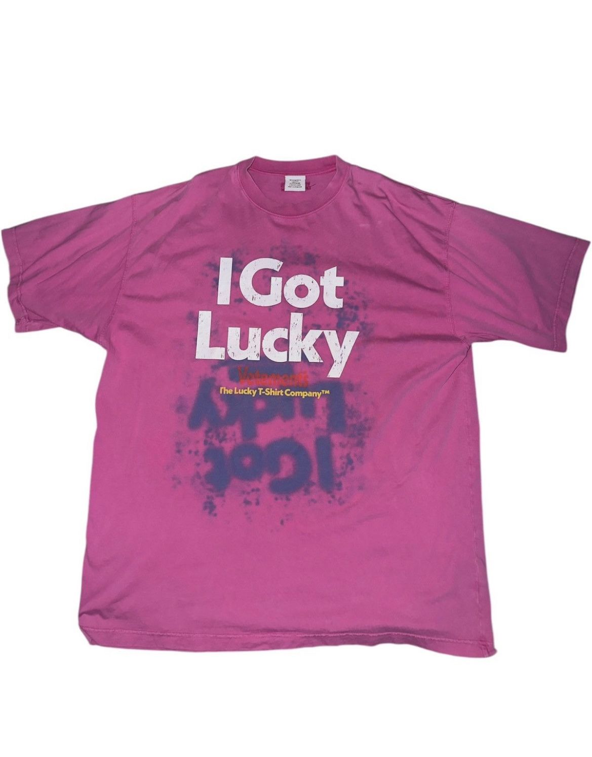 Vetements I Got Lucky Shirt