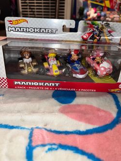 Hot Wheels Mario Kart 4-Pack Die-Cast Set