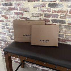 Authentic Burberry Box and Bag