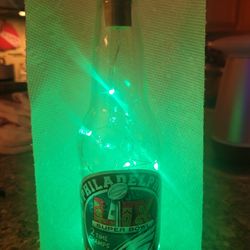 PHILADELPHIA EAGLES SUPER BOWL LIX LIGHTED BOTTLES