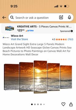 Painted canvas