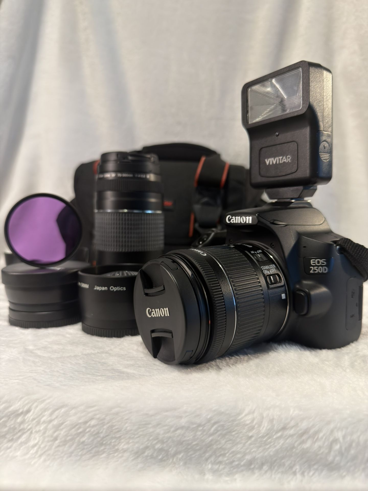 Canon EOS 250D Camera Set
