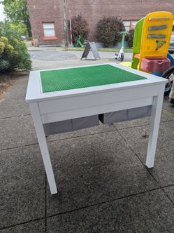 Kids Lego Legos Table with Storage