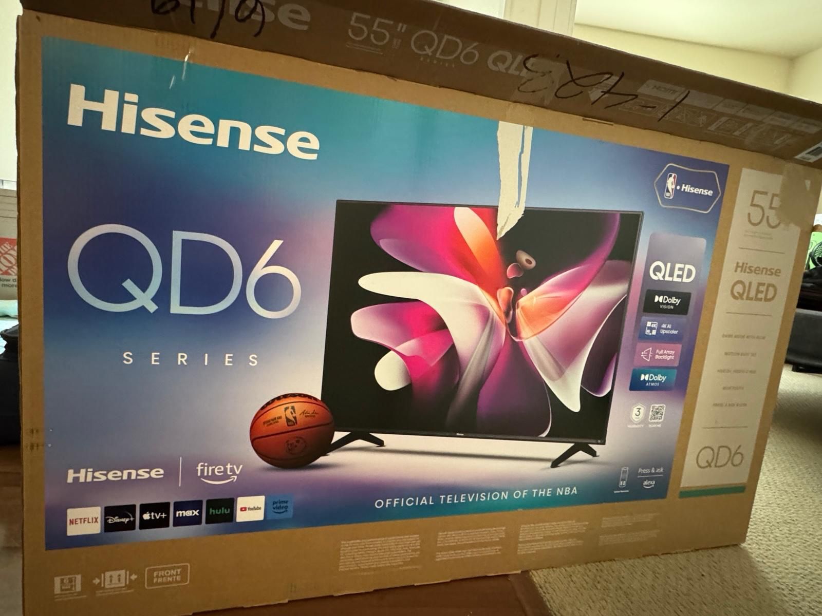55” TV With Box For Sale