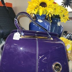 Purple Michael Kors Bag 