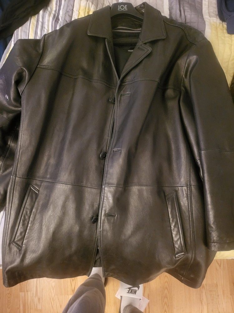 Wilson Mens Leather Jacket 2x