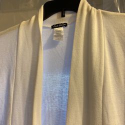 Fig & Blu White Cardigan XL