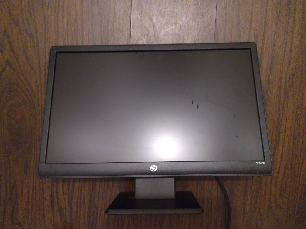 Hp Computer Monitor W2072a Black