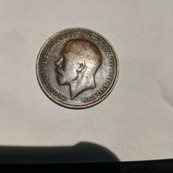 British One Penny 1917