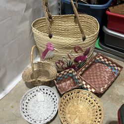Wicker Storage  Basket 