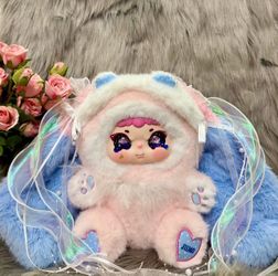 Jiimo 400% Memory Album Miss Pink Bunny with liquid cry eyes