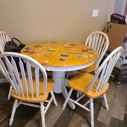 table and chairs