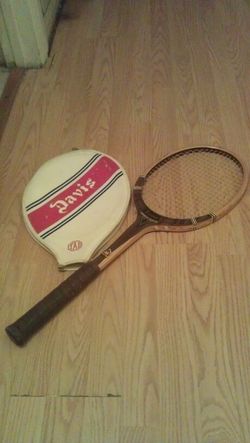 Vintage Davis tennis racket